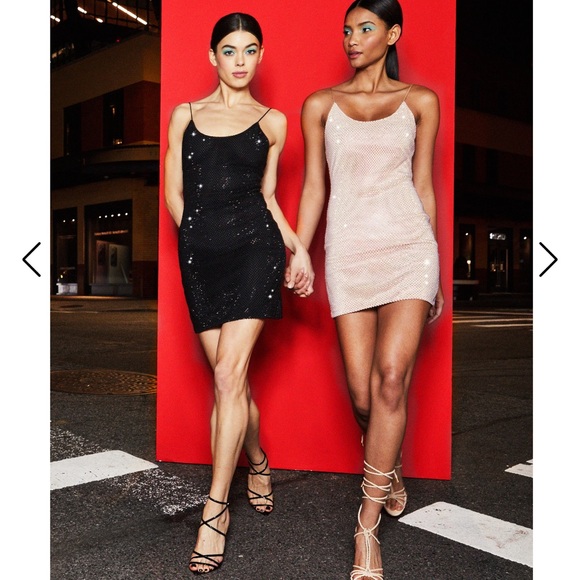 NWT Alice + Olivia Nelle Crystal Embellished Mini dress - Picture 8 of 12